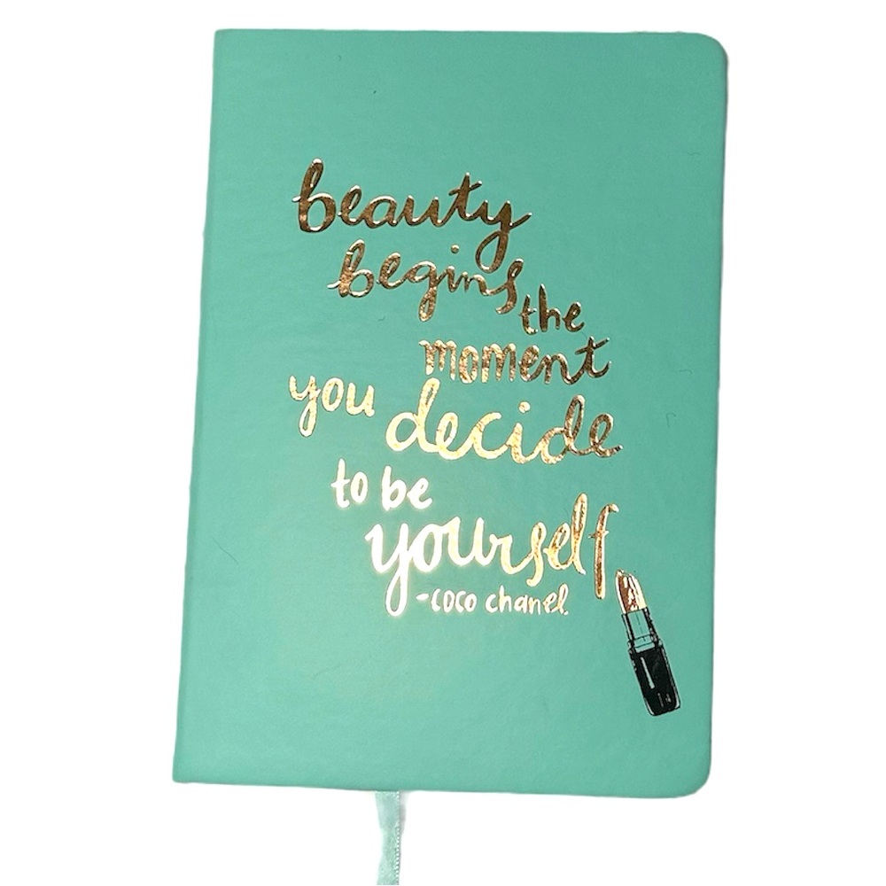 🛍️ 3/$15 Notebook with Coco Chanel Quote